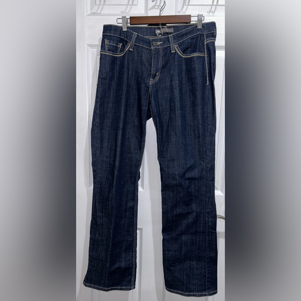 Levi's Dark Wash 529‎ Curvy Boot Cut Jeans Womens Size 31x34 or 12 Long